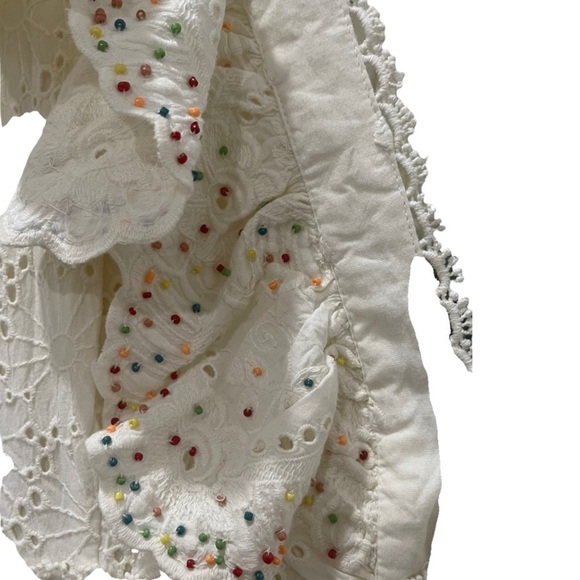 Farm Rio Eyelet patch beaded dress - Picture 7 of 10